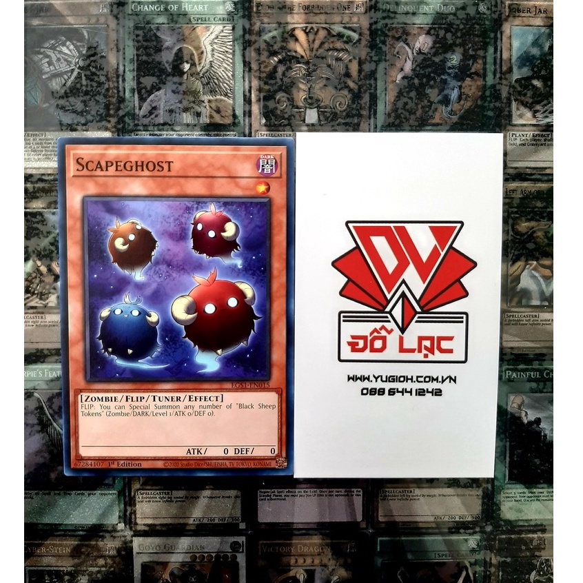 Thẻ Bài Yugioh TCG Scapeghost - EGS1-EN015 - Common 1st Edition