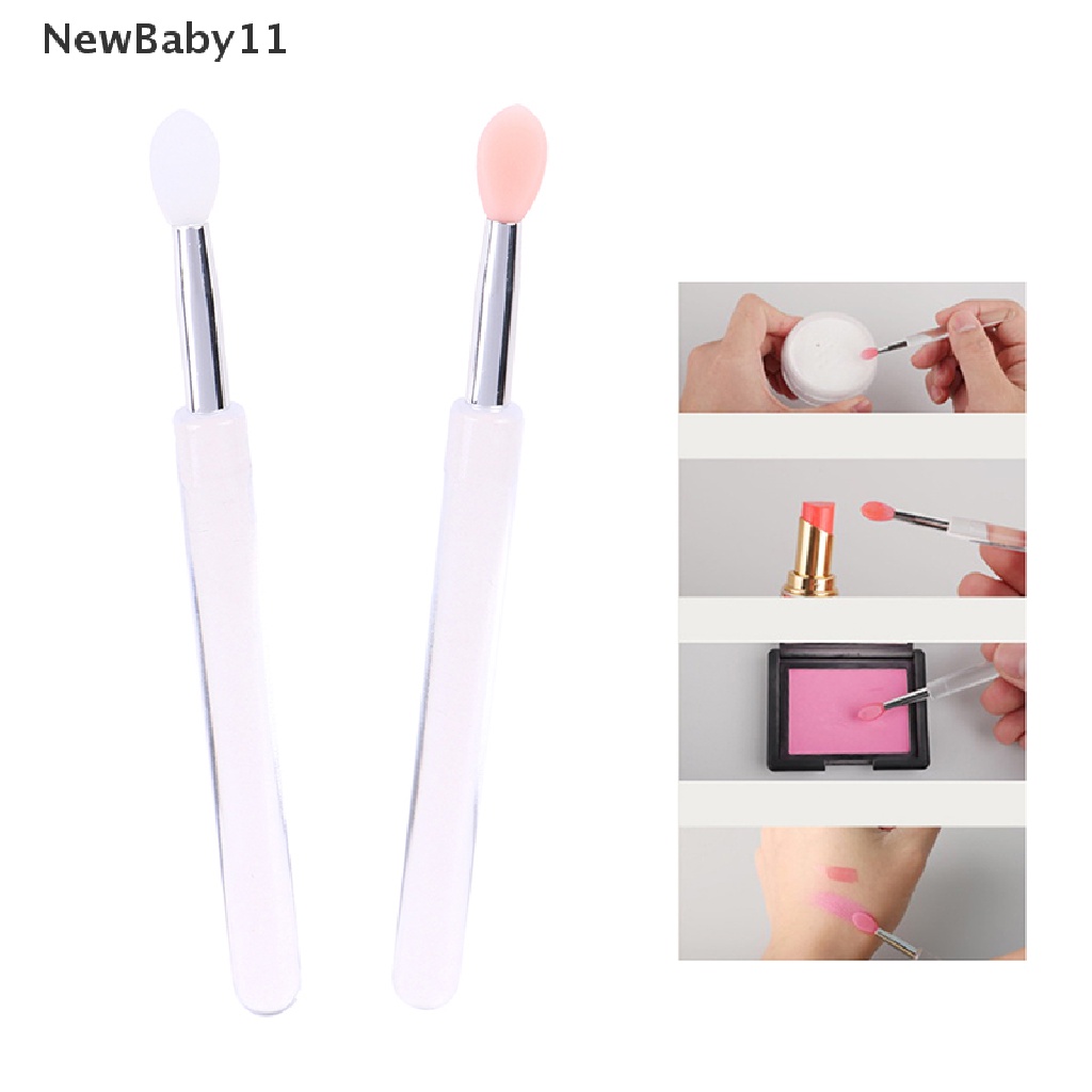 Cọ silicone trang điểm mắt môi đa năng tiện dụng