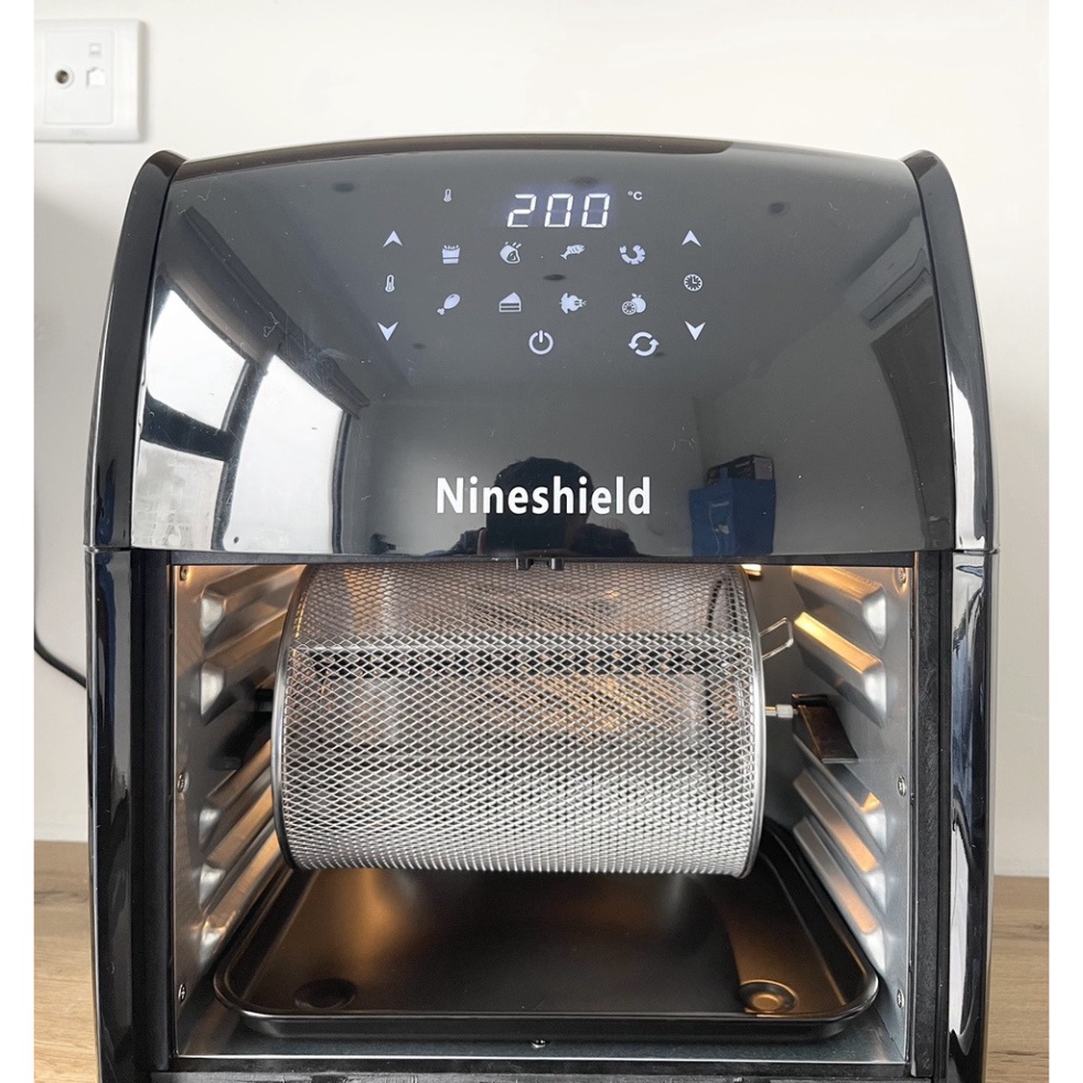 NỒI CHIÊN KHÔNG DẦU NINESHIELD 12.5L KB-1200 CÔNG SUẤT 1700W tongkhodochoi.12