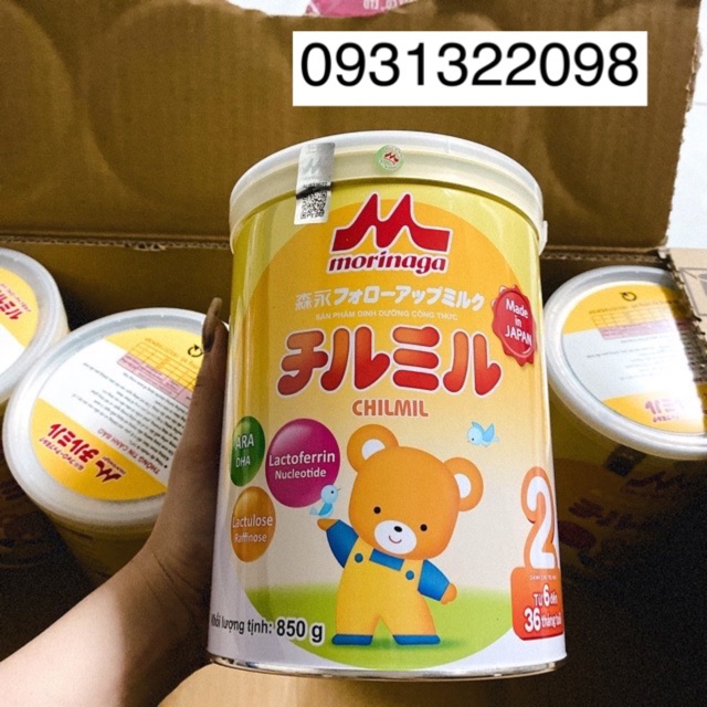 [NEW] Sữa Morinaga Số 2 850g Date 12/2022