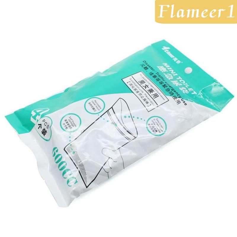 Set 4 Túi Đi Tiểu Khẩn Cấp Sử Dụng 1 Lần Tiện Lợi Khi Đi Du Lịch