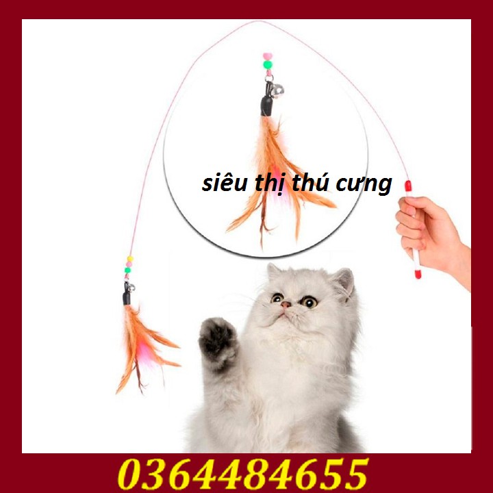 CẦN CÂU ĐỒ CHƠI CHO MÈO-CẦN CÂU MÈO-PHỤ KIỆN CHO MÈO CHƠI GIÁ RẺ