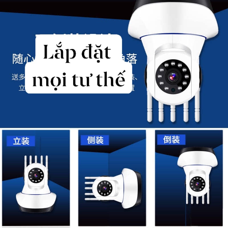 Camera hồng ngoại YI IOT Wifi Full HD 1080P xoay 360° thẻ nhớ 128GB | BigBuy360 - bigbuy360.vn
