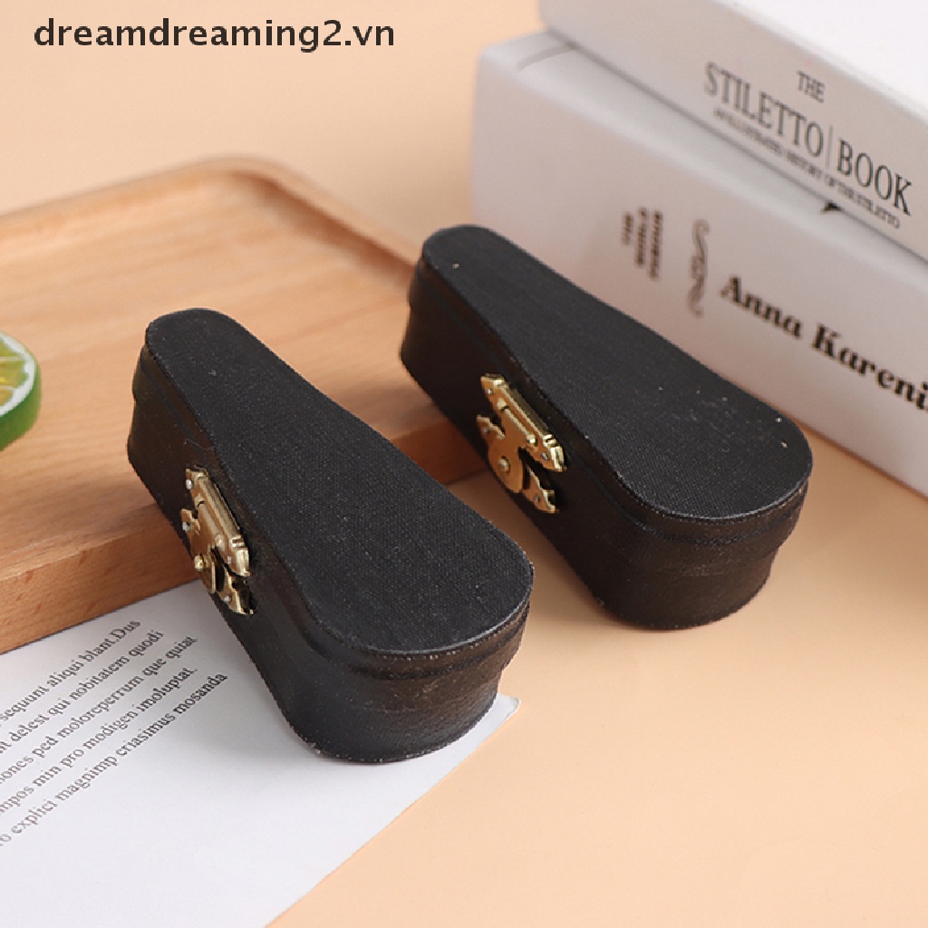 Set mô hình đàn guitar phong cách cổ điển mini dành cho trang trí