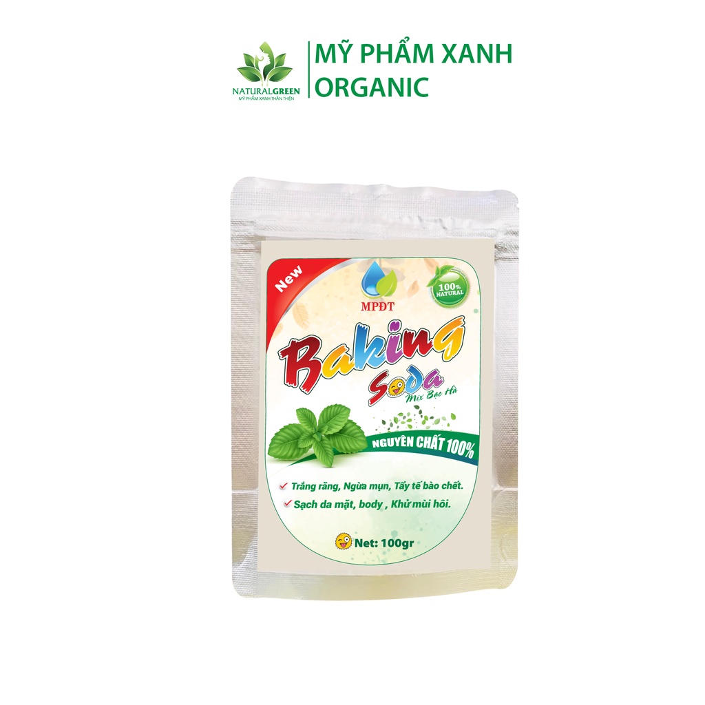 Baking soda đa dụng làm trắng, làm đẹp, vệ sinh đồ dùng và nhà cửa lọ 100gr