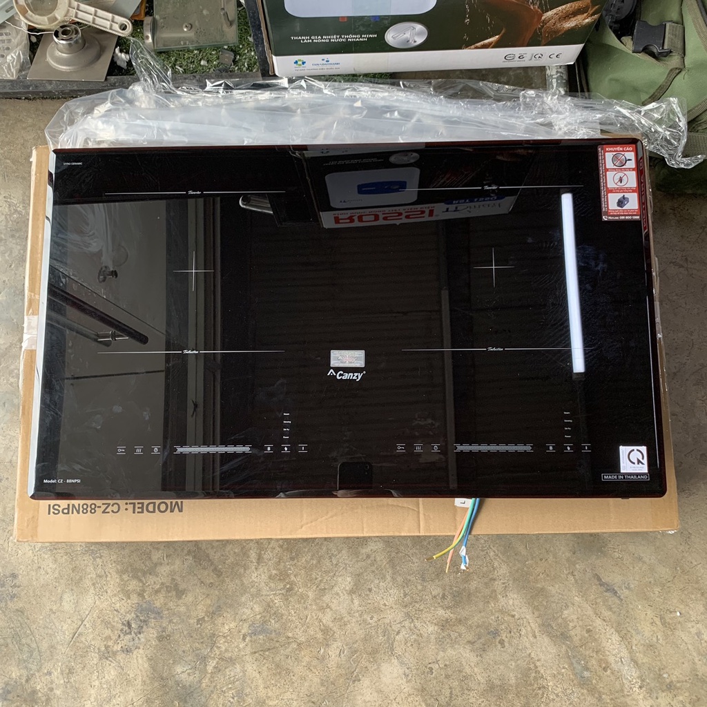 Bếp từ đôi Canzy CZ 88NPSI - Nhập Khẩu Thái Lan, Bếp 2 lò từ Inverter siêu tiết kiệm điện