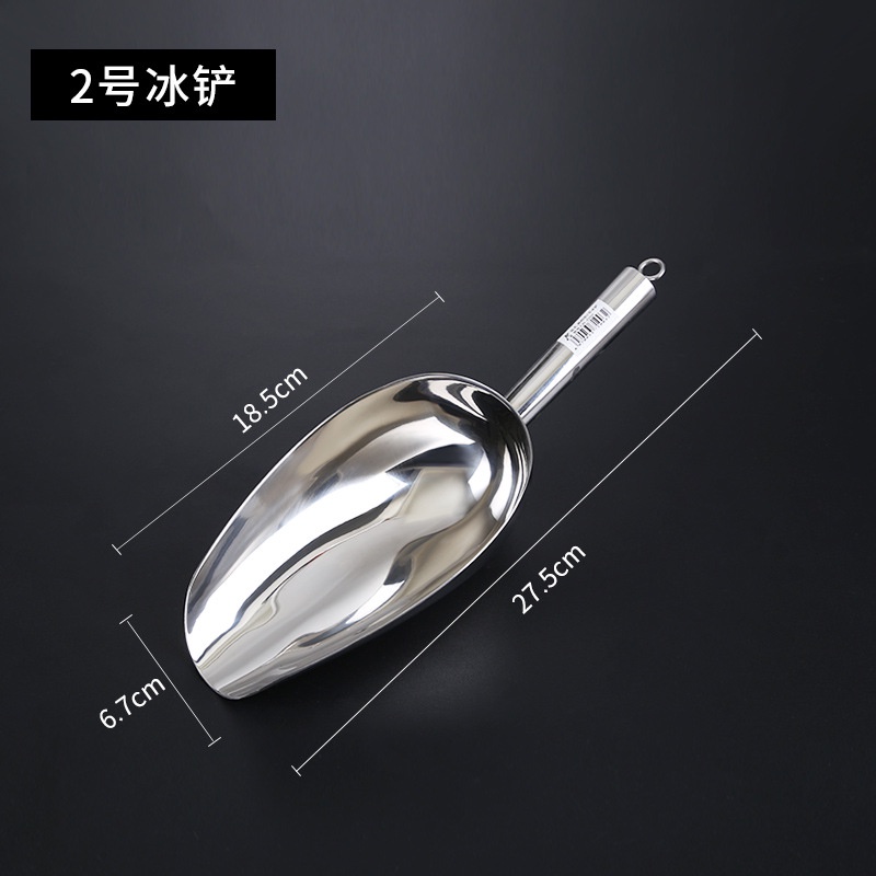 Xẻng xúc đá và thực phẩm TAILI hạt bằng thép không gỉ dày
