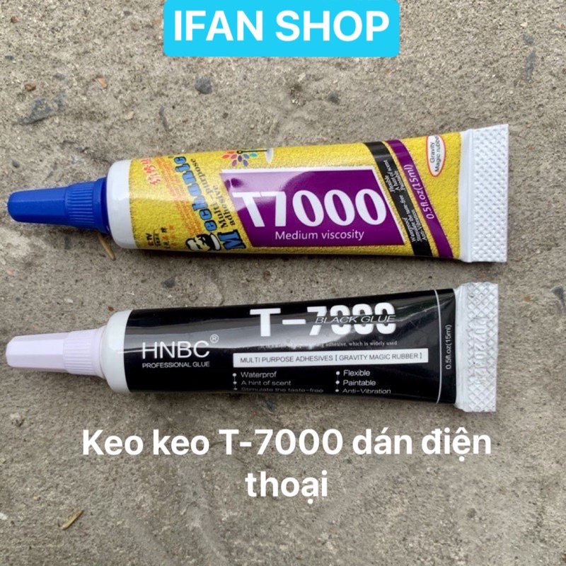 Keo Dán Điện Thoại T7000 (15ml)- Keo Đen/Trắng