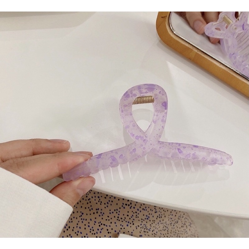 Kẹp tóc nhựa, kẹp càng cua acrylic hàn quốc