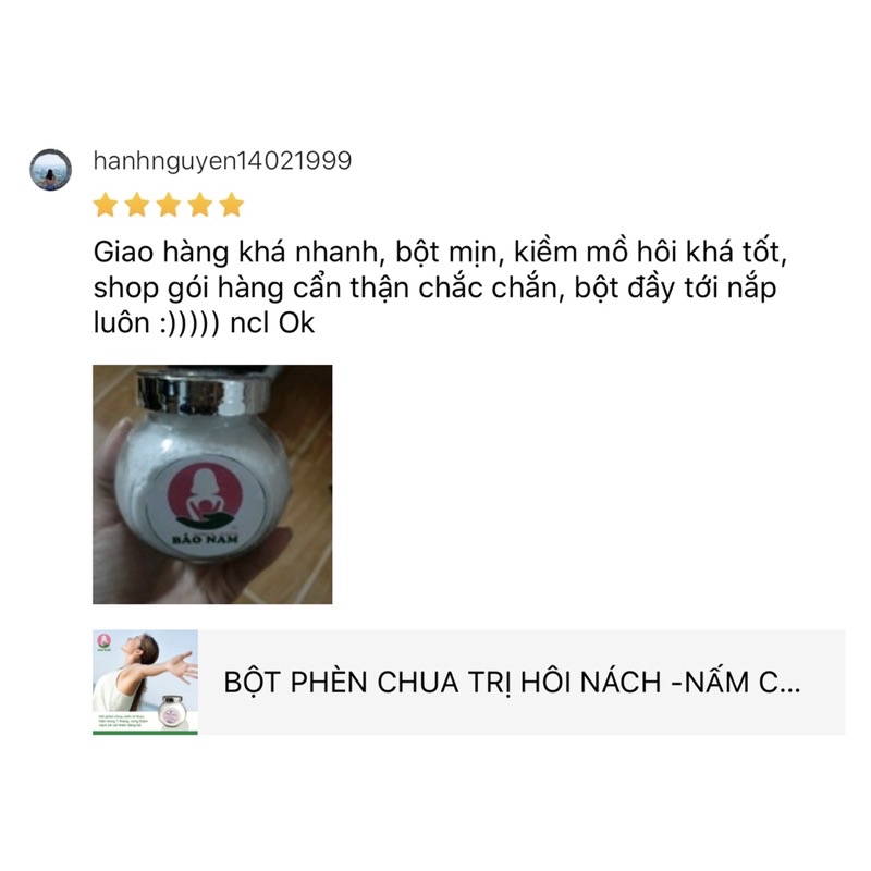 Bột phèn chua chưng cất