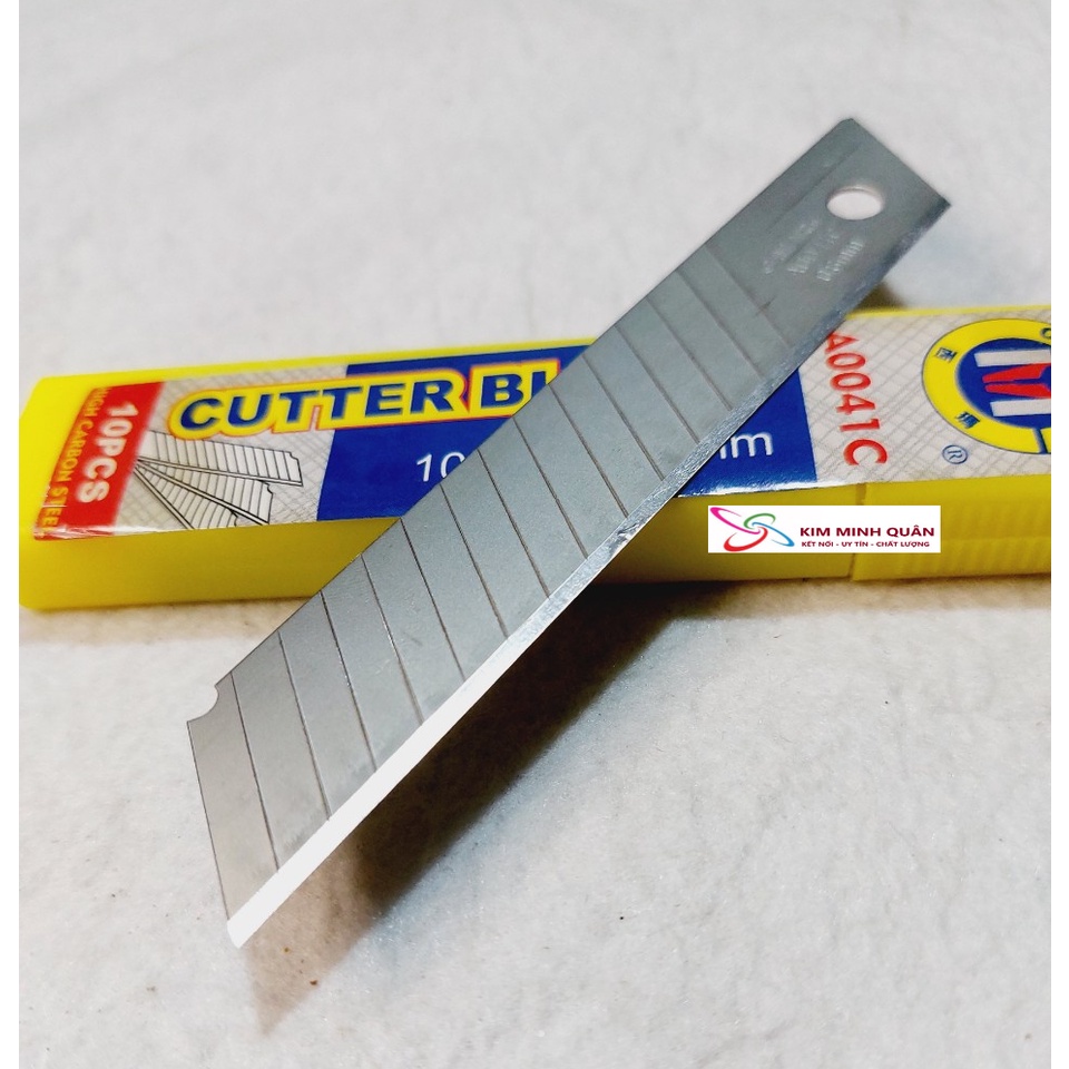 Lưỡi dao rọc giấy , lưỡi dao đa năng 7 rãnh và 14 rãnh 100x18x0.6mm A0041C CMart