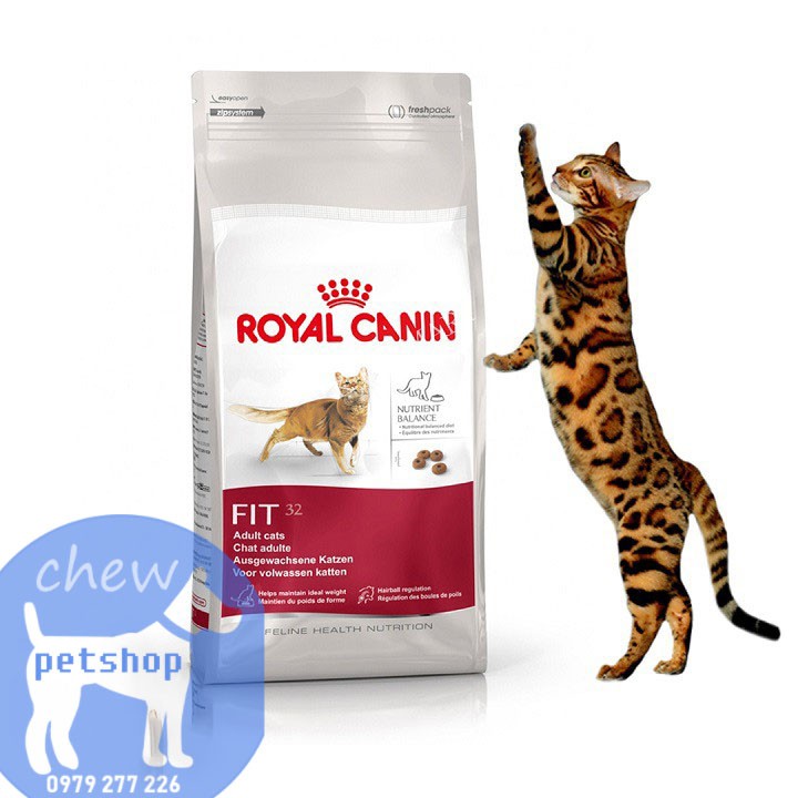 Royal canin Fit 32 - 2kg Thức ăn cho mèo thưởng thành dạng hạt khô-Phụ kiện chó mèo Chew petshop