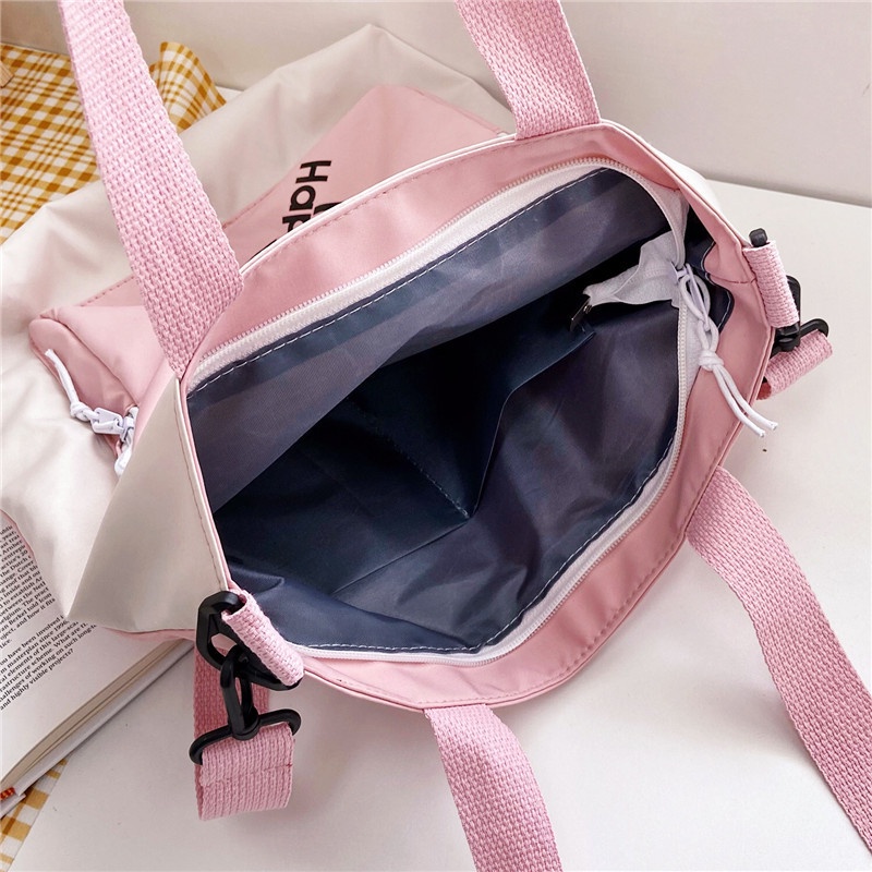 Túi Xách Nylon Đeo Vai Dễ Thương Thời Trang Dành Cho Học Sinh
