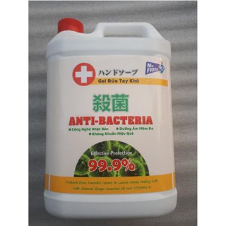 Nước Rửa Tay Khô Diệt Khuẩn Mr. Fresh 5L