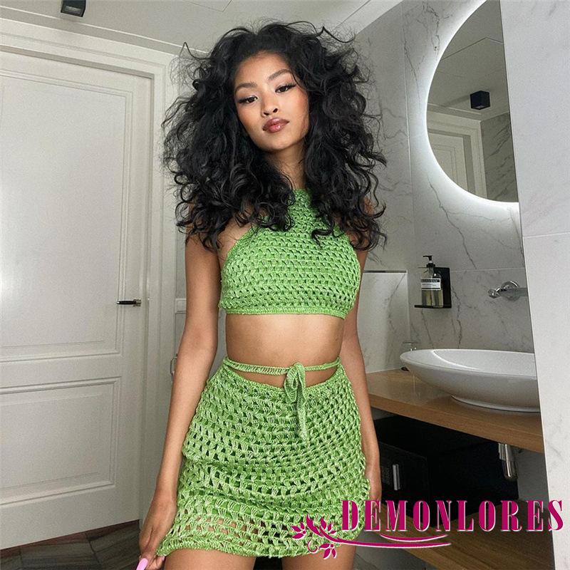 Áo Croptop Hai Dây Màu Trơn Thời Trang Mùa Hè Cho Nữ
