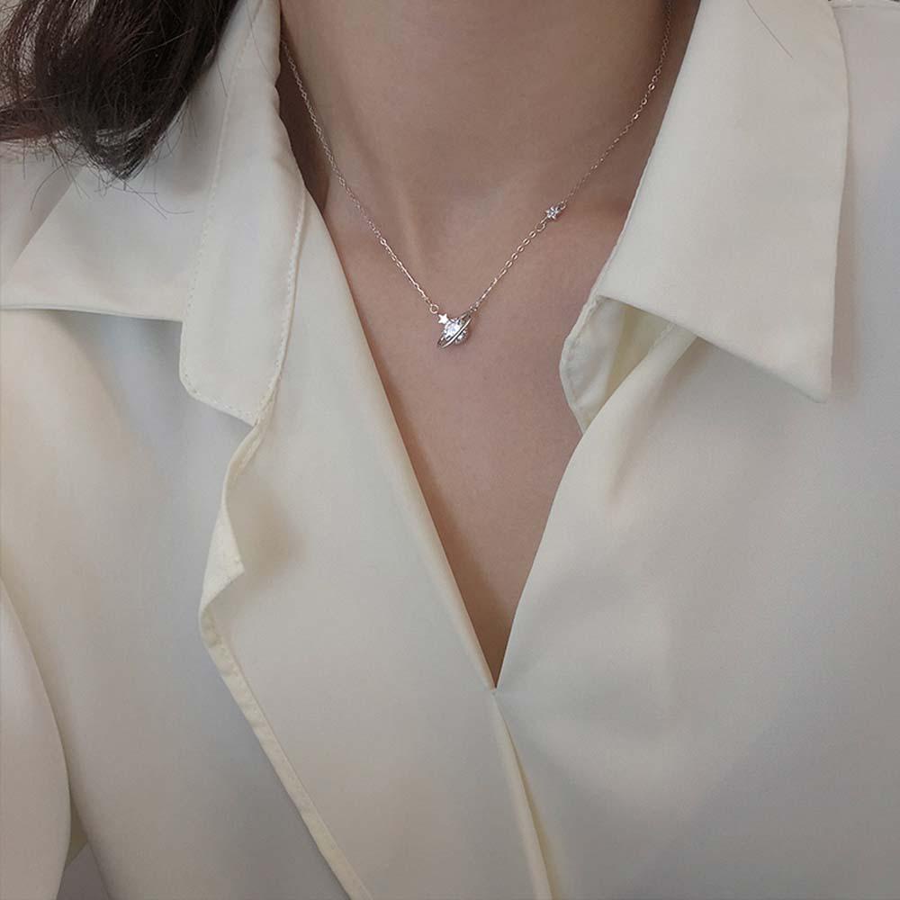 Vòng cổ Mặt Hình Hành Tinh VANES1 Thời Trang Cho Nữ