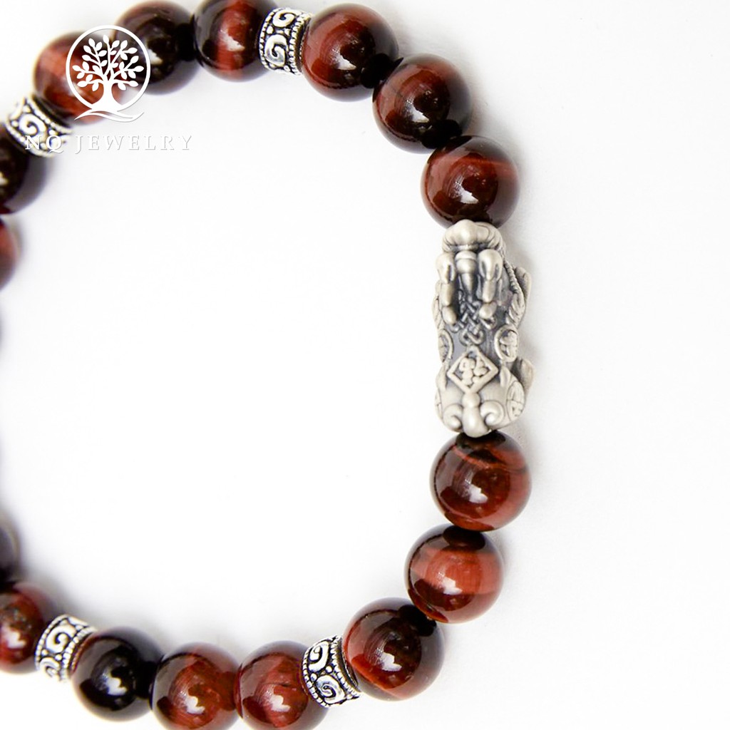 Vòng tay mix tỳ hưu bạc thái - NQ Jewelry