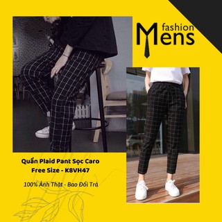 QUẦN PLAID PANTS KẺ CARO - QUẦN PLAIDPANTS FREESIZE KÈM ẢNH THẬT (K8VH47)