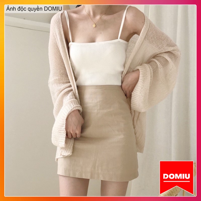Áo cadigan nữ DOMIU len mỏng phong cách Hàn Quốc KL01 | BigBuy360 - bigbuy360.vn