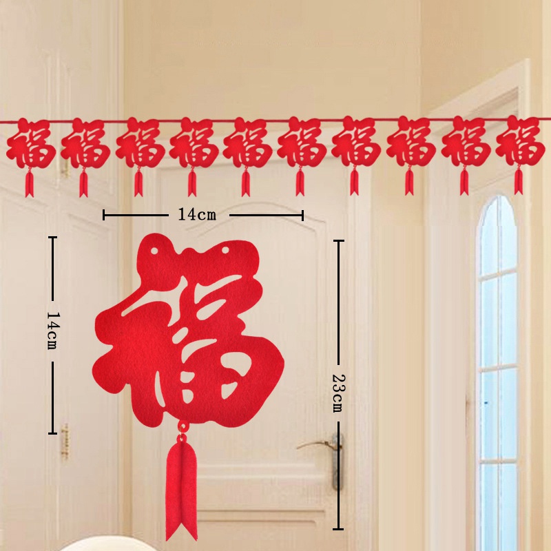 Dây Cờ Treo Trang Trí Năm Mới 2023 CNY