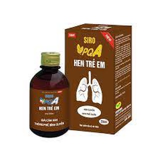 PQA Hen trẻ em dùng cho trẻ em bị Hen suyễn, hen phế quản, chai 250ml