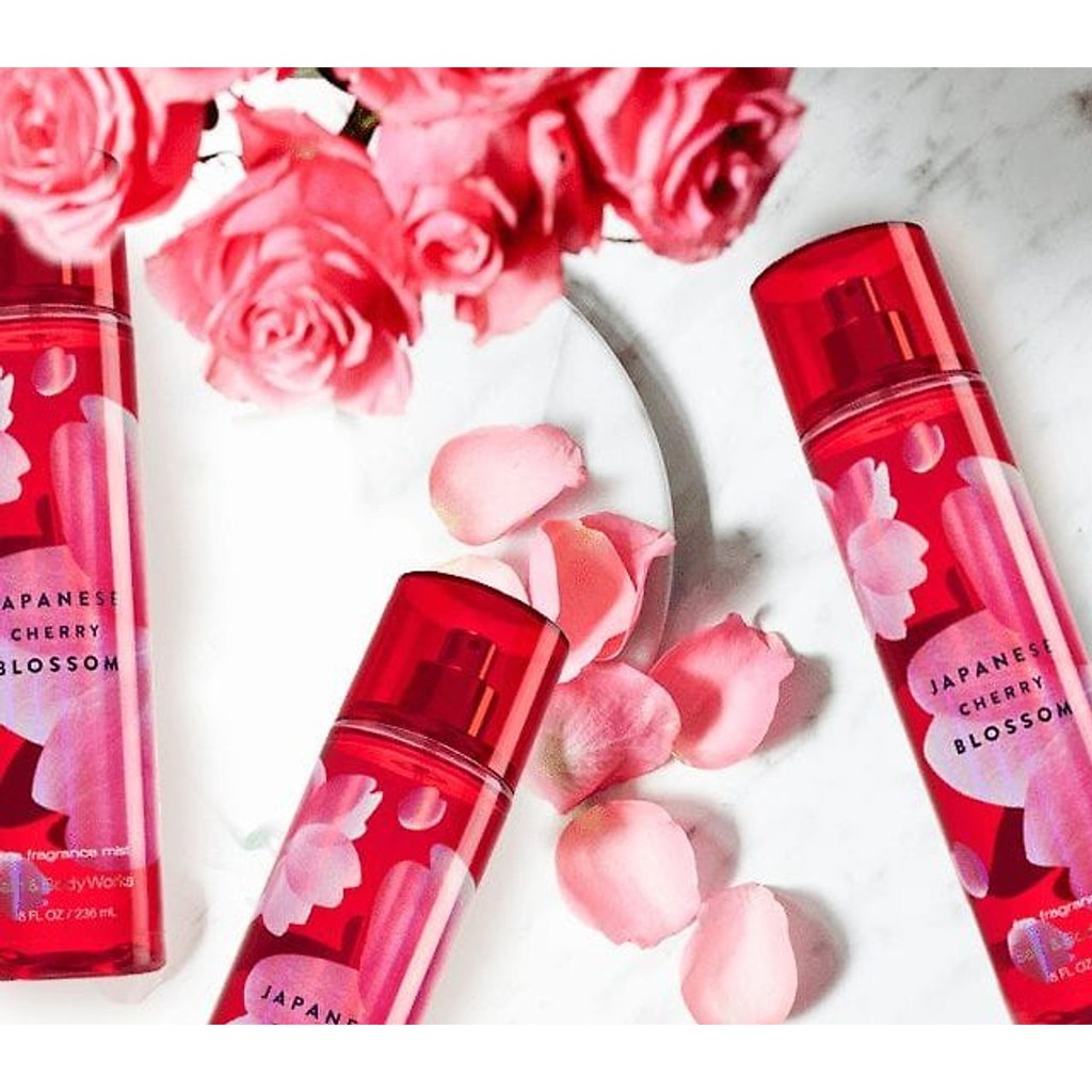 ❤ [10ML] Xịt Thơm Toàn Thân Bath And Body Works - Japanese Cherry Blossom Body Mist ❤ 𝓢𝓪𝓬𝓱𝓲 ❤