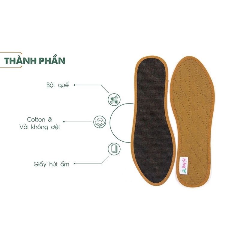 Lót giầy hương quế loại xịn