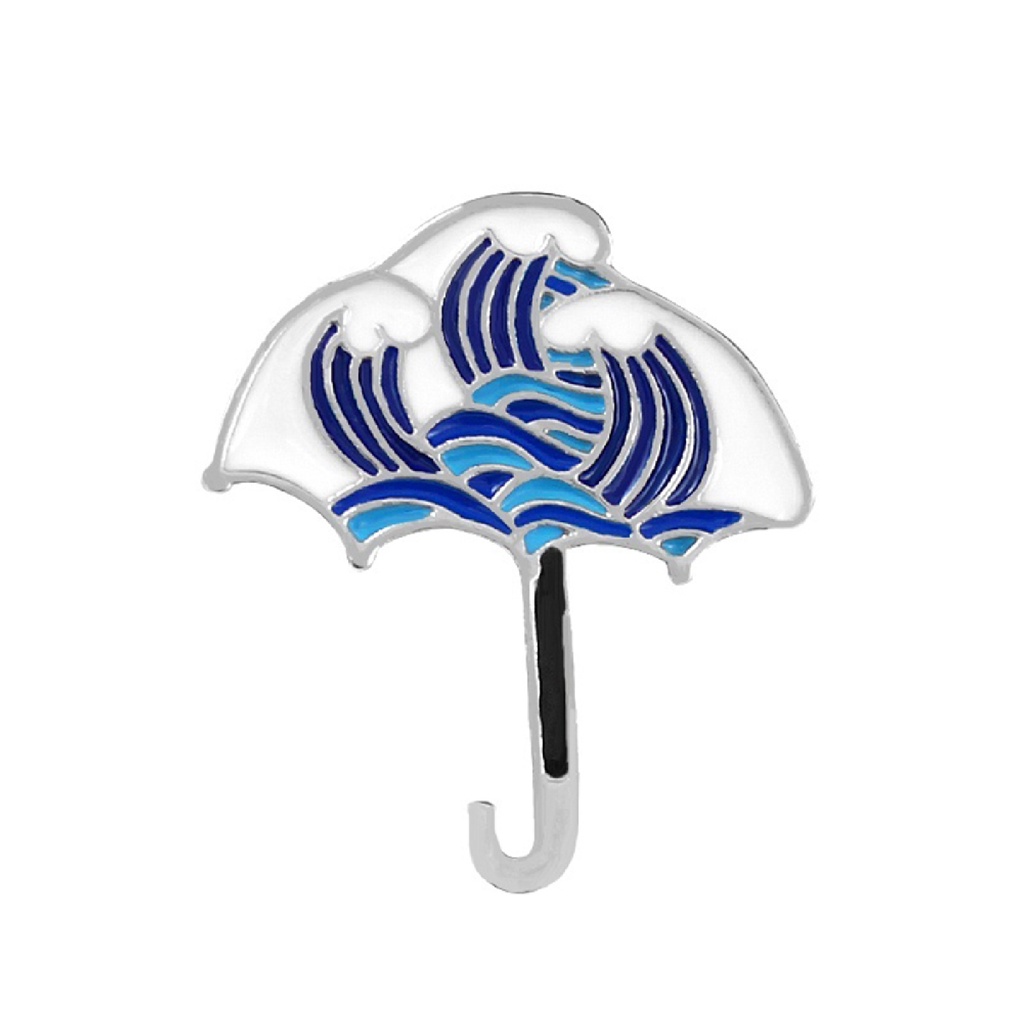 Ghim cài áo kim loại hình dáng độc đáo thời trang Unisex