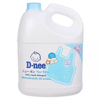 Nước giặt xả Dnee giặt quần áo bé 3000ml Thái Lan (xanh dương)