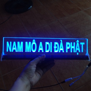 Chữ điện NAM MÔ A DI ĐÀ PHẬT ( cao9cm x dài 30cm)