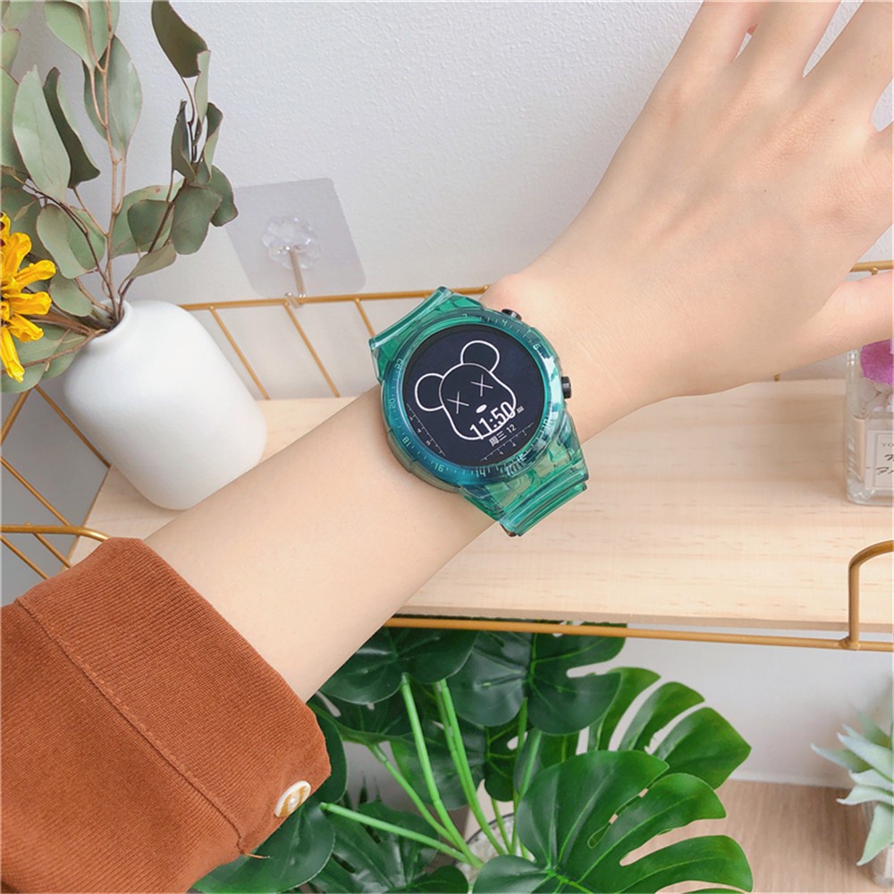 Dây đeo silicone kèm vỏ bảo vệ cho đồng hồ thông minh Huawei Watch GT 2 46mm