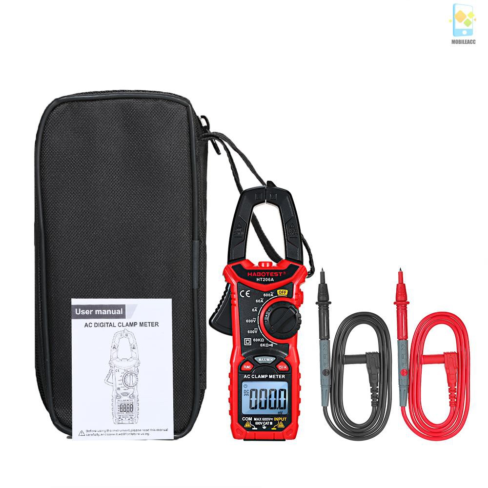Đồng hồ vạn năng HABOTEST dạng kẹp đo điện áp AC/ DC kỹ thuật số chuyên dụng