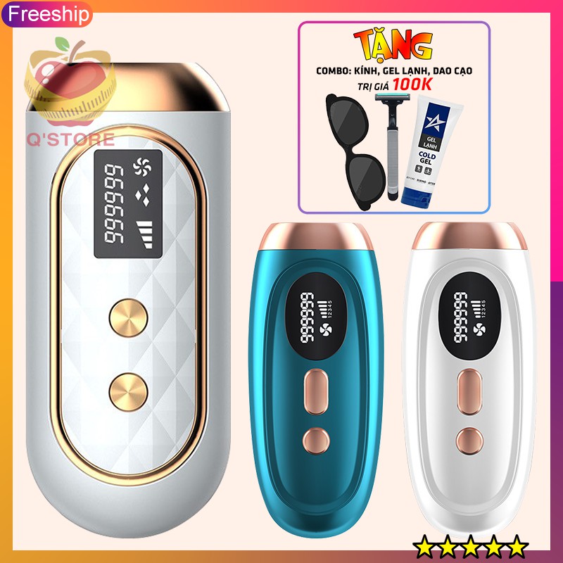 Máy Triệt Lông 🎁 TẶNG KÈM QUÀ 🎁 Triệt lông vĩnh viễn tại nhà,triệt tận gốc sau vài lần sử...