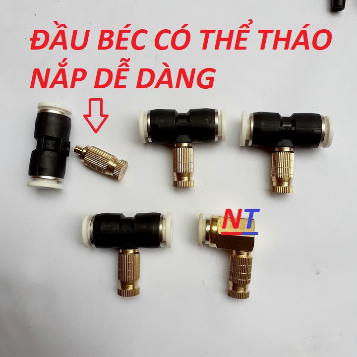 [ 5 cái ] Béc phun sương số 1-2-3-4-5-6-8 tưới lan/rau/ hoa (đầu béc phun sương)