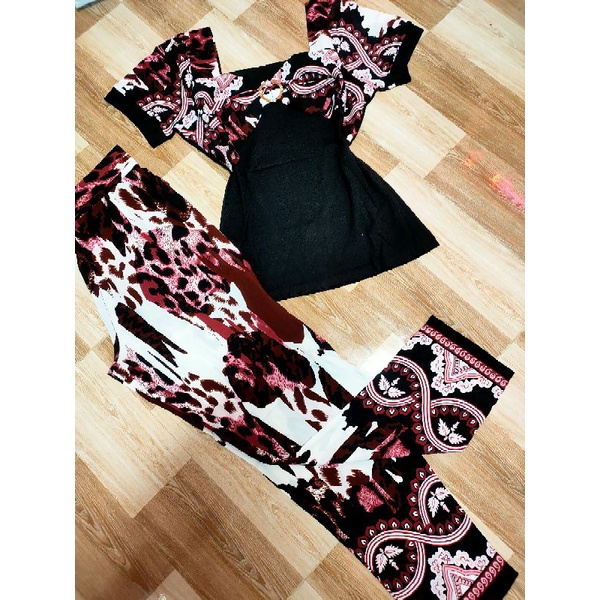 Bộ Quỳnh Anh thun borip phối mango xịn