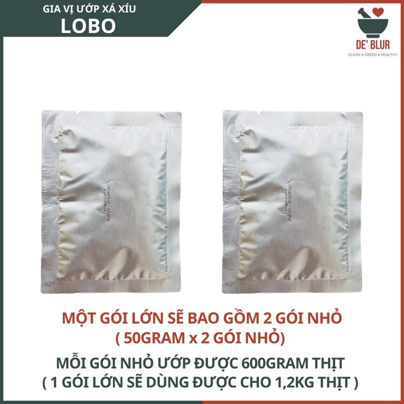 Bột Gia Vị Ướp Xá Xíu Thái Lan - Hiệu Lobo / Roast Red Pork Seasoning Mix / Lốc  / Ăn Chay Được