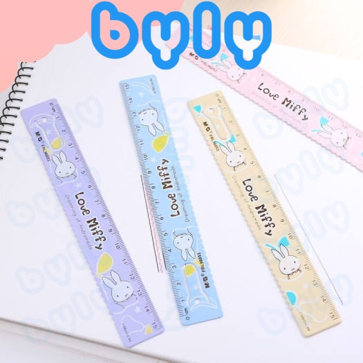 Thước kẻ nhôm bền đẹp không gãy Love Miffy M&G FRL96053 - ByLy Store