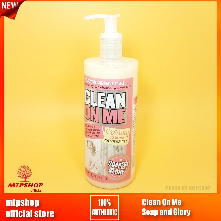 Sữa Tắm Clean On Me Soap and Glory 500ML