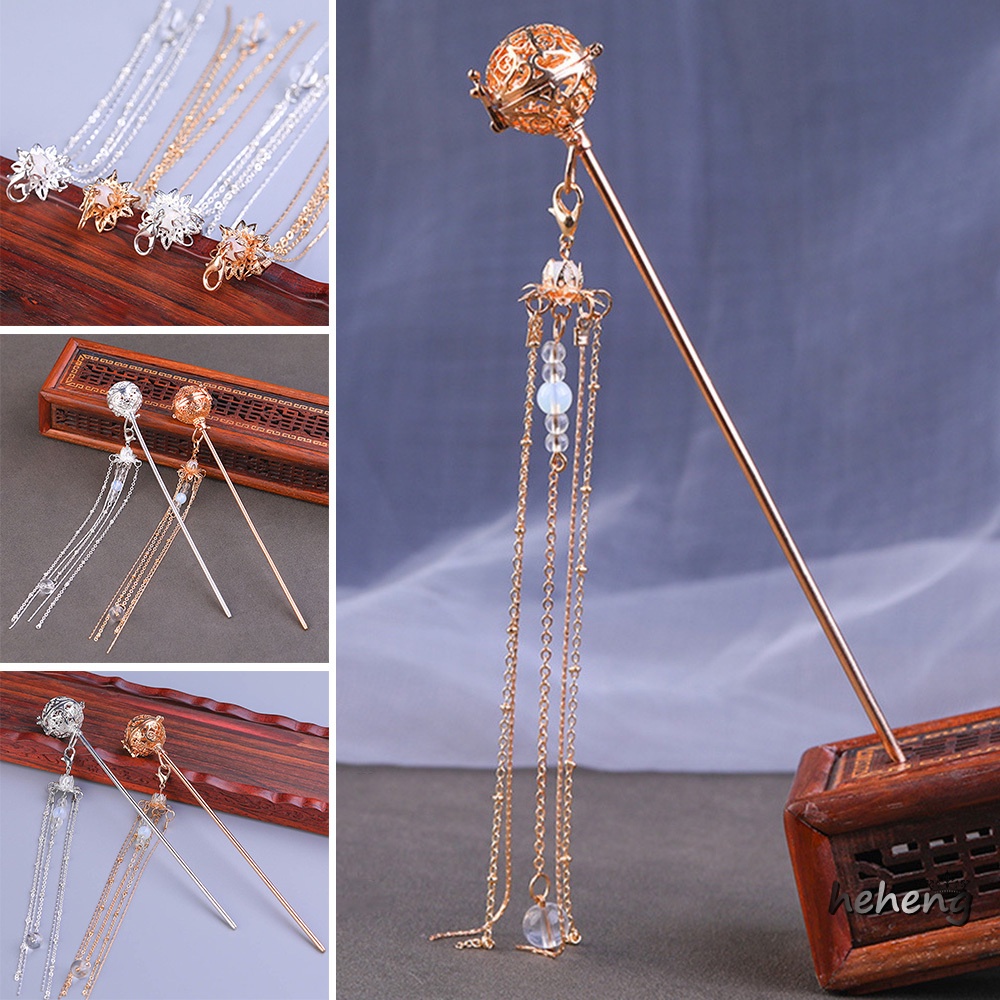 1 Trâm Cài Tóc Đính Quả Cầu Đồng Sáng Lấp Lánh Kiểu Trung Hoa Thanh Lịch Khí Chất Thanh Lịch Cá Tính Dành Cho Nữ