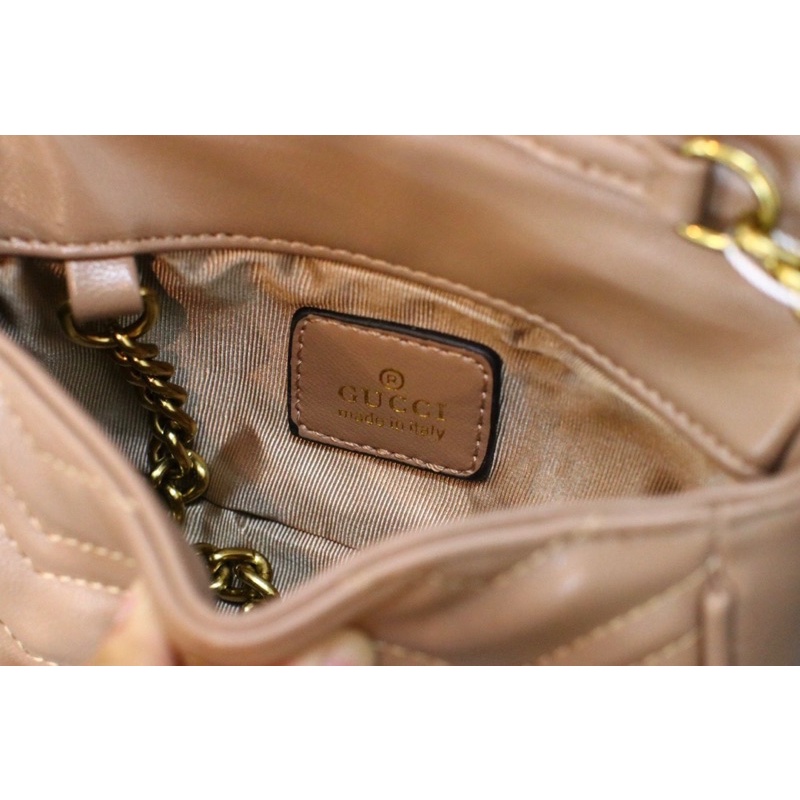 Túi xách G.C sz 18 đeo chéo dây xích mạ vàng dành cho nữ T295