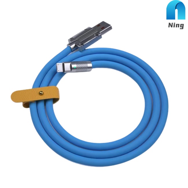 Dây Cáp Sạc Nhanh Usb Type-c 120w 6a Bằng Silicon Cho Iphone