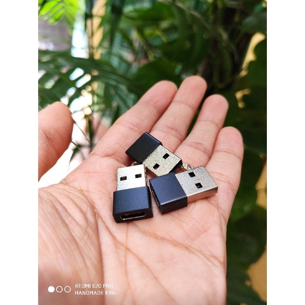 Đầu chuyển USB to Type C - Cắm tai nghe Type C vào máy tính