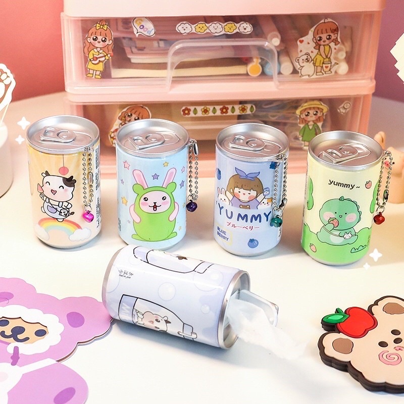 Khăn ướt lon mini siêu dễ thương tiện lợi