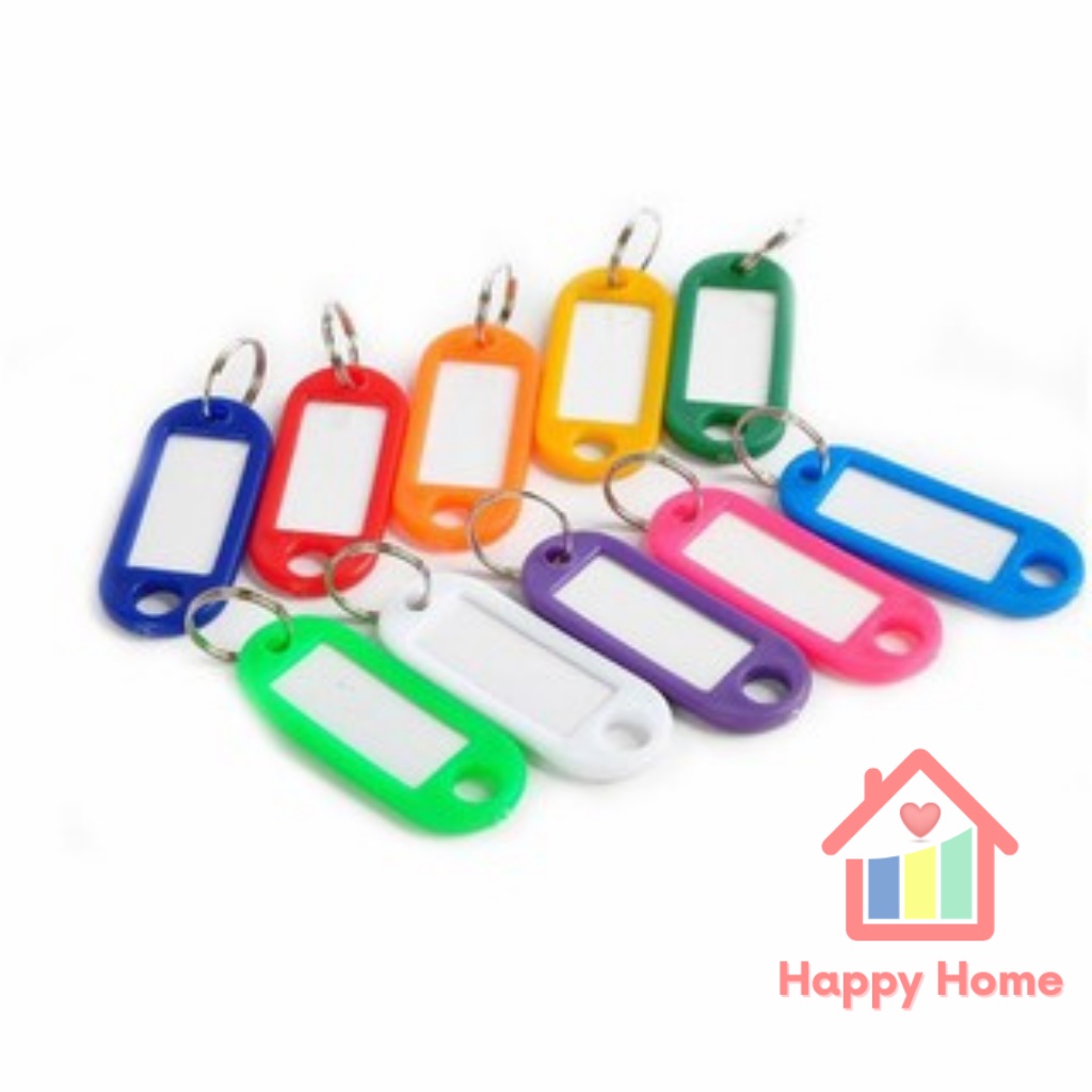 Thẻ ghi nhớ đánh dấu chìa khóa, name tag du lịch, ghi tên cho bé Happy Home