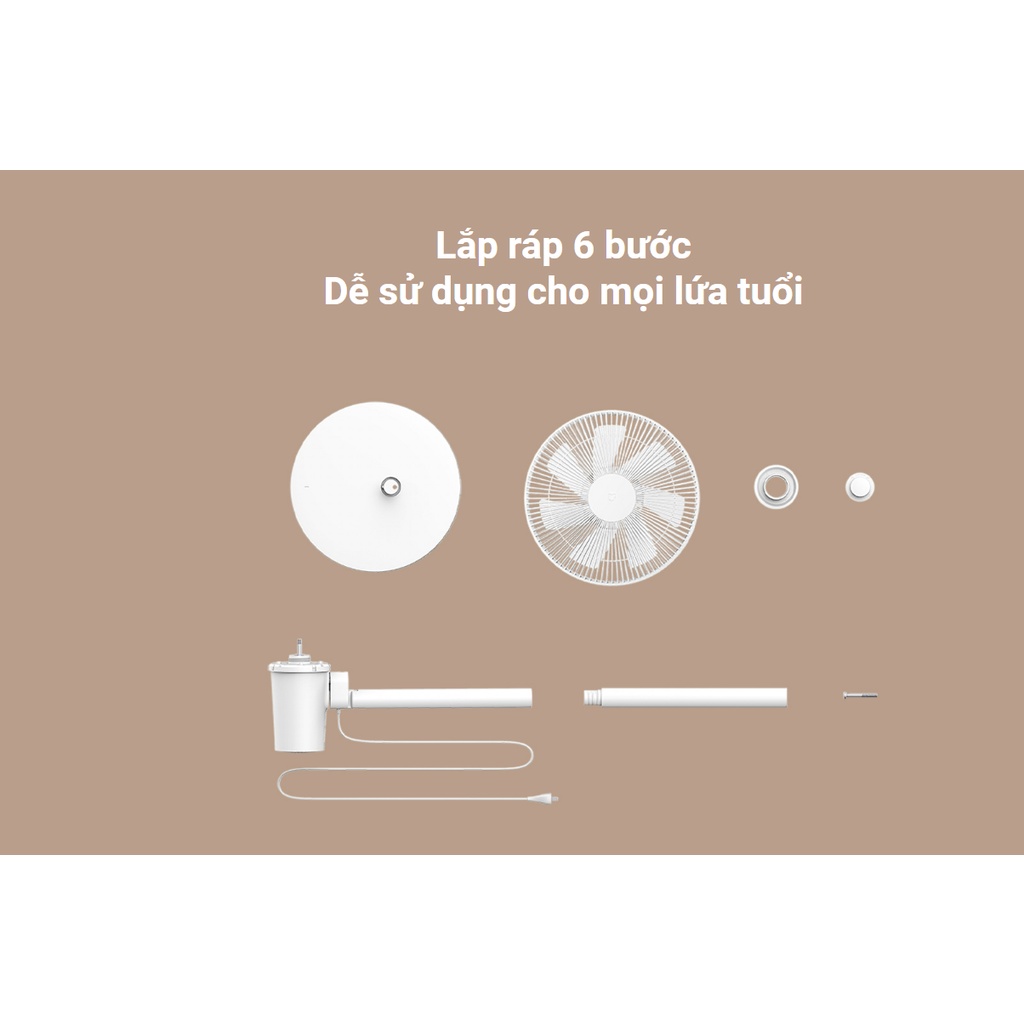 Quạt máy thông minh Mi Smart Standing Fan 2 Lite - Mia Store