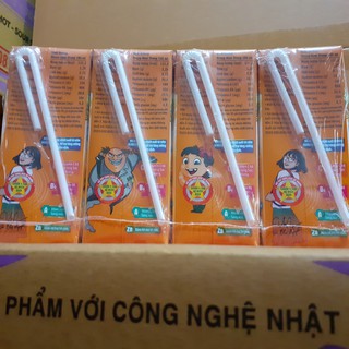 Sữa Kun cacao lúa mạch, sữa kun cam vỉ 4 hộp (110ml, 180ml)