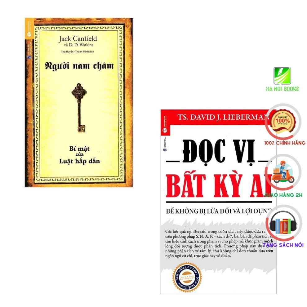 Sách - Combo Đọc Vị Bất Kỳ Ai + Người Nam Châm [Thái Hà Books]
