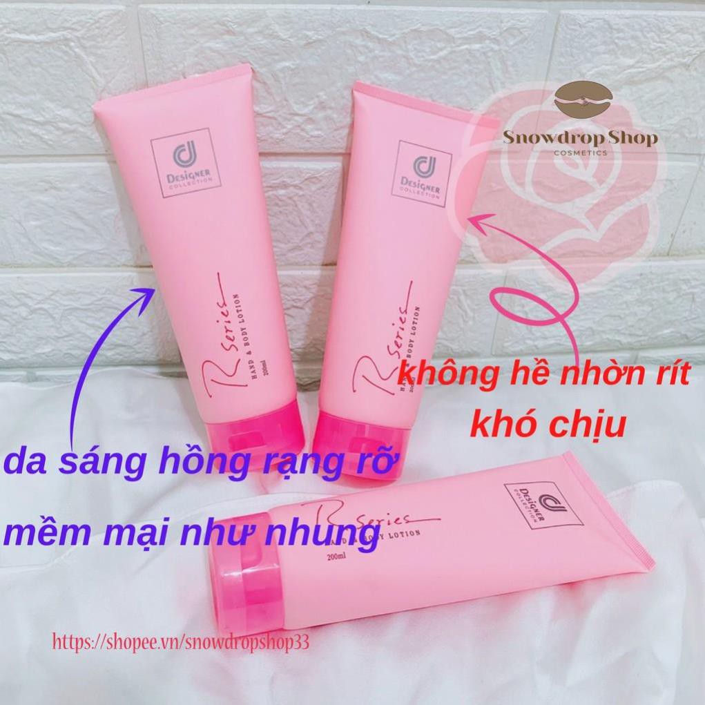 Dưỡng thể hương nước hoa Designer Collection R-Series Hand and Body lotion 200ml