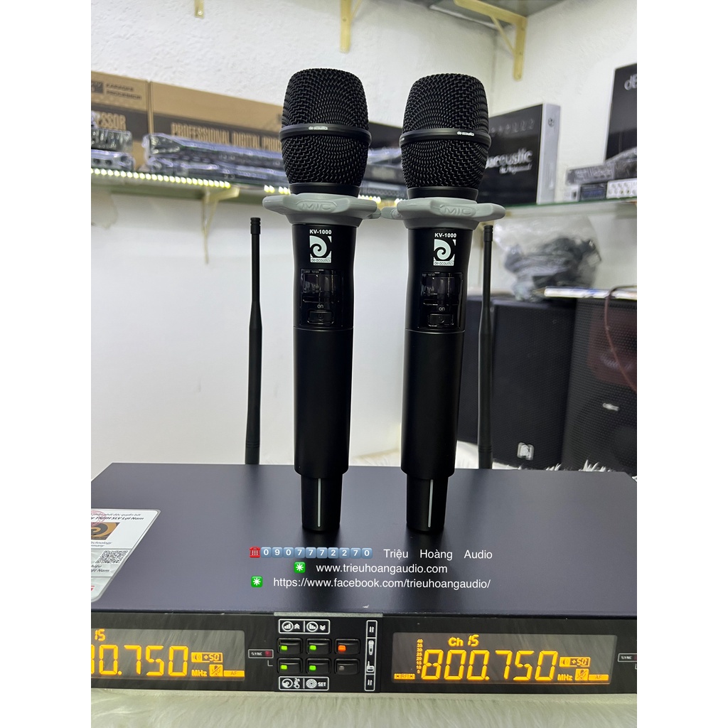 Micro DE Acoustics KV-1000 Chính Hãng