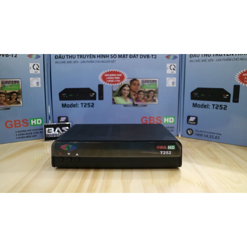 Đầu thu truyền hình số mặt đất GBS T252, bảo hành 12 tháng
